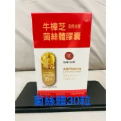 30粒/盒 牛樟芝固態菌絲體膠囊 全素 台芝生技