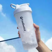 搖搖杯 蛋白粉搖搖杯 運動搖搖杯 奶昔搖杯 耐高温摇摇杯健身便携搅拌蛋白粉奶昔杯水杯刻度网红男女运动杯子
