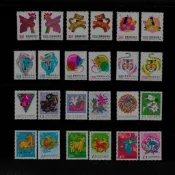 郵特455 民國81~92年第三輪生肖套票郵票各2全 共12套 原膠上品 面額198