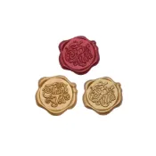 (店+)【卡特屋】火漆封口貼 封蠟貼 信封封口貼 卡片貼紙 封蠟印章 手帳貼紙 熱蠟貼紙 婚禮喜帖貼 邀請貼 信封貼紙