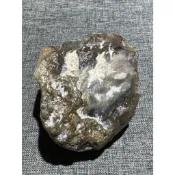 《鳳梨礦紫玉年糕》250430-02 總統石 心臟石 血絲碧玉 台灣藍寶 鳳凰碧玉 | 後山帝星石業