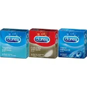 Durex杜蕾斯 衛生套 保險套 3入裝 (共三款)