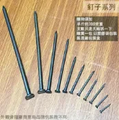 建弟工坊 鐵釘 1吋2吋 3吋4吋5吋6吋 6分8分 1寸3寸5寸 台灣製 洋釘 裝潢 板模 釘子 木工 建築