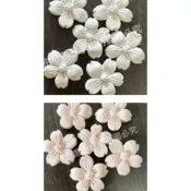 一組6個 食品級 環保 防霉 乾燥劑 擴香石 白色 粉色 櫻花 造型 硅藻土 矽藻土 乾燥塊 彤欣彤意手作坊