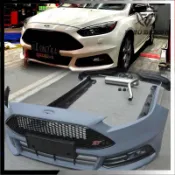適用於15-18款Ford福特Focus福卡斯 MK3.5 四門 五門 ST款前保桿 後保桿 前下巴 後下巴 頂翼