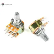 WH148單聯雙聯電位器15MM B1K 2K 5K 10K 20K 50K 100K 1M 102 103 104