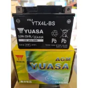 YUASA 湯淺 YTX4L-BS 4號電池 密閉型 免保養 機車電池