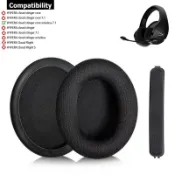 適用於 HyperX Cloud Stinger Core 無線 7.1 耳機頭帶耳墊墊海綿耳機耳罩的耳墊