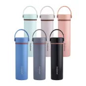 【康寧密扣Snapware】換芯陶瓷不鏽鋼超真空保溫瓶400ml(多色可選)/內芯更換