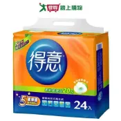 愛買線上購物 得意優質抽取式衛生紙100抽x24包【愛買】