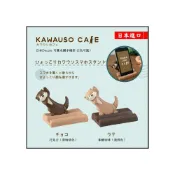 (店+)日本進口-日本Decole 可愛水獺手機架 (2色可選) 水獺造型手機座 手機支架 g3220 