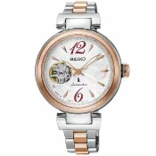 大高雄鐘錶城 seiko SK037 精工錶 Lukia系列 4R38-01L0C(SSA806J1) 熱愛生活雙色款時尚機械腕錶/34mm｜樂天領券現折★全館特惠中★指定刷卡回饋10%