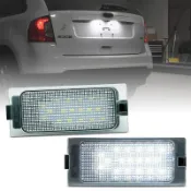 2 件適用於福特 Edge Escape Mercury Mariner 白色 LED 車牌燈 Rerplace OEM