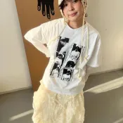椎名林檎膠卷護士蘋果女王Ringo帥氣T卹顯瘦爆款