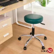 LOGIS邏爵家具 椅子/美髮椅/休閒椅 M&M圓凳質感鐵腳工作椅【LOGIS邏爵】【A365】