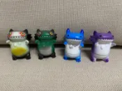 山椒魚 公仔 四隻