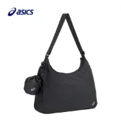 ASICS【授權經銷商】中性款斜背包 側背包 肩背 輕量 可收納 黑 3033C428-001