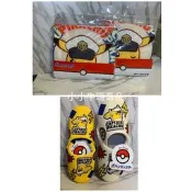 ~小小牛瑪奇朵N~日本 3COINS & POKEMON 寶可夢 皮卡丘聯名款環保購物袋 拖鞋