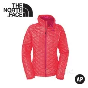 悠遊山水戶外生活館 【The North Face 女 TB保暖兜帽外套《紅毛丹粉》】C774/羽絨外套/保暖外套/防風外套