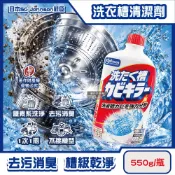【HOTAI購】【日本SC Johnson莊臣】鹽素系強力分解污垢除悶臭洗衣槽清潔劑550g/紅瓶(氯系液體槽洗淨,筒槽消臭洗滌液,不挑機型槽內洗劑,機槽浸泡去污清洗劑)
