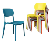 帝國精品家具企業有限公司 《CHAIR EMPIRE》CH018多色塑膠餐椅/PP材質塑膠椅/一體成型塑膠椅/多色圓背餐椅/餐椅/馬卡龍餐椅/咖啡廳餐椅/休閒椅/戶外塑膠椅/網美店餐椅