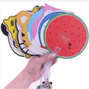 🌟臺灣出貨📞微商地推夏季卡通小扇子掃碼小禮品批發兒童學生獎品禮物促銷包郵
