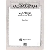 【凱翊︱AF】拉赫曼尼諾夫：柯瑞里主題變奏曲 鋼琴譜 Rachmaninoff：Variations on a Them