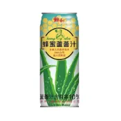 (店+)【半天水】鮮剖蜂蜜蘆薈汁480ml x24瓶 (箱購)