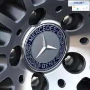 台灣現貨M~A  -BENZ賓士藍黑稻穗款鋁圈蓋輪圈蓋  C300 E250 s320 A180 GLA CLK w21