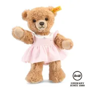 STEIFF 金耳釦泰迪熊 德國-Sleep Well Bear 粉色小熊 (嬰幼兒安撫玩偶)