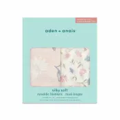 馨兒美嬰童館 Aden & Anais竹纖維多功能包巾2入(ADESWS20001JB懷舊之花) 1008元 0 直購