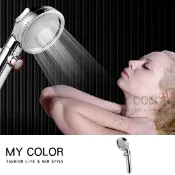 Mycolor 蓮蓬頭 花灑 噴頭 手持 止水 淋浴頭 spa 淋浴 加壓 節水 通用 熱水器 浴室 沐浴 洗澡 省水 止水開關 增壓蓮蓬頭♚MY COLOR♚【X005】