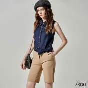 【iROO】舒適彈性五分褲