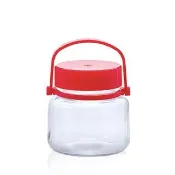 【ADERIA】日本進口手提式梅酒醃漬玻璃瓶1L(醃漬 梅酒罐 玻璃)