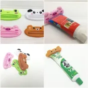 (店+)台灣現貨 卡通手動擠牙膏器 化妝品洗面奶擠壓器 可愛貓咪擠牙膏神器 創意家居 提升幸福感的小物