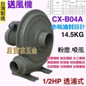 「金實在」單相 1/2HP 高壓送風機 抽風機 (台灣製造) 透浦式鼓風機 0.4kW 110V 220V 透浦式