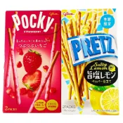 清檸の小舖✨(即期良品）pocky百奇 草莓粒粒棒 51g 百力滋 鹽味檸檬餅乾棒 62g