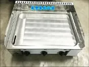 萬豐餐飲設備 全新 桌上型煎台 尺半X兩尺煎台/蔥抓餅/蛋餅/油溝/早餐煎台/