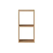【MUJI 無印良品】自由組合層架/橡木/2層/基本組/(大型家具配送)