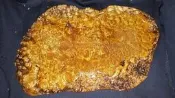 (已售出)㊎黃金3D利花金絲原木瘤立體閃花珍賞盤　重油滿滿爆釘閃瘤花切板拋光烤漆　樹瘤木榴牛樟檜木瘤鳳尾瘤聚寶盆沉香精油
