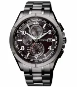 大高雄鐘錶城 CITIZEN星辰 AT8166-59E 光動能電波商務計時腕錶 黑 42mm｜樂天領券現折★全館特惠中★指定刷卡回饋10%
