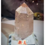 超美髮晶 髮晶柱 銀髮晶 紅髮晶 U040 水晶柱 身心靈 風水 占卜 水晶 塔羅 瑜珈