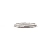 【日本直送 中古美品】蒂芙尼 戒指 14.5 號 刀鋒 TIFFANY&Co. Pt950 鉑金 銀色 拋光處理 珠寶