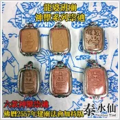 【泰水仙】泰國佛牌 龍婆班 神獸崇迪(6款) 龍婆班寺廟 崇迪騎公雞 鷹神 招財魚 箭豬 靈鳥 哈努曼 帶頂粉 超值佛牌