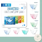 💞隔日到貨💞附發票【藍鷹 N95立體醫用口罩】盒裝有封膜 耳繩束帶款~ 成人/ 兒童/  幼童/ 幼幼 立體醫療口罩