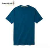 【SMARTWOOL】Merino Sport 150 Tech Tee 男排汗衣 靛藍色 SW015161B25