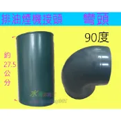 ☆水電材料王☆ 排油煙機  1尺 接頭 彎頭 除油煙機彎頭  排氣管 排油煙管 彎頭 排煙管 綠色