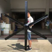 【復古工業風】80寸黑色吊扇王 特大2米工業吊扇 金屬扇 復古吊扇 飯堂咖啡室健身房吊頂扇