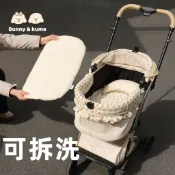 桃裏小鋪🌸寵物推車配件 寵物圍邊 寵物推車內墊 寵物推車內膽 寵物推車可拆洗墊子邊緣墊圍擋柔軟座墊防髒雙面內墊靠枕推車