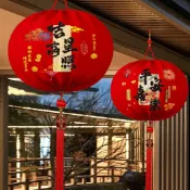【臺灣出貨免運熱銷】2026新款春節燈籠一對掛飾戶外過年新年裝飾大門陽臺佈置掛件宮燈